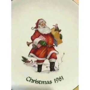 Vintage Christmas 1981 Collector Plate by JWK Bavaria Western Germany